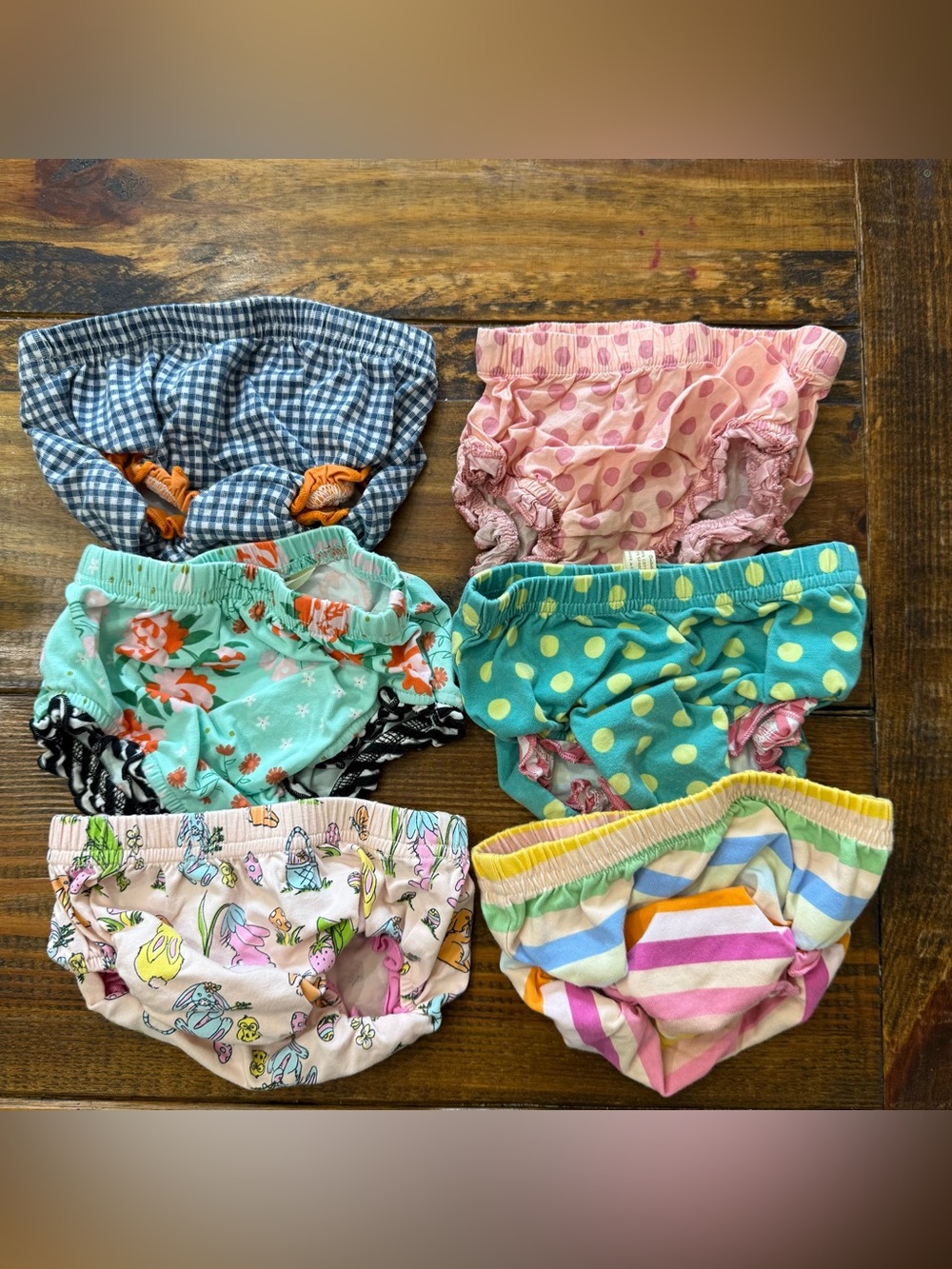 6 LOT Baby Matilda Jane Bloomers Bottoms Diaper Cover  boutique Size 6-12 Month